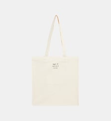 tote bag en coton sérigraphie j'kiffe le LOUVRE Agnès b.