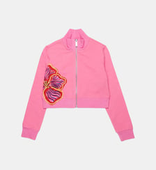 Sweat-shirt zippé avec logo Dsquared2