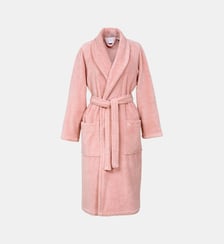 Peignoir de bain long en coton modal Yves Delorme