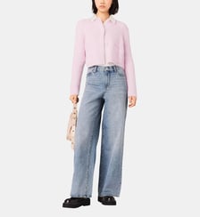 Cardigan avec nœud bijou Maje