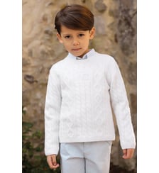 Pull -  laine maille tricot tréssée Tartine Et Chocolat