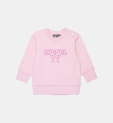 Sweat-shirt col rond avec logo Diesel Kids