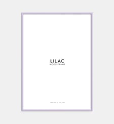 Cadre en bois lilas en acrylique Poster & Frame