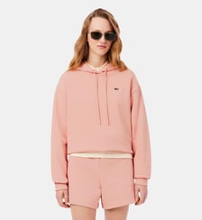 Sweatshirt à capuche oversize molleton Lacoste