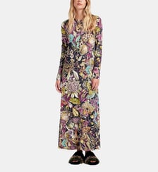 Robe Long Sleeve Swing Fun-Gi Green La DoubleJ