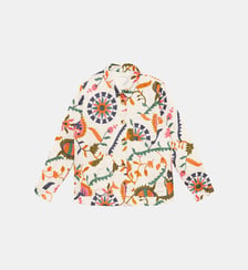 Veste col chemise imprimé broderie FAULINO La Petite Etoile