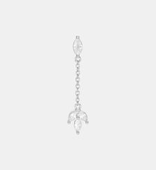 Boucle d'oreille pendante Caresse argent Nebuleuse Bijoux