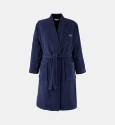 Peignoir de bain long en coton Lacoste Home