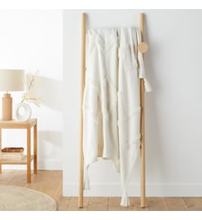 Plaid coton tufté La Redoute Interieurs