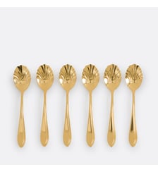 Lot de 6 cuillères coquillages, inox La Redoute Interieurs