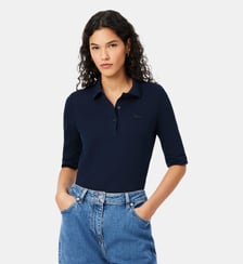 Polo L.12.D slim fit manches trois-quarts Lacoste