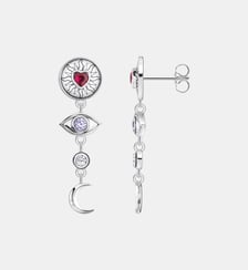 Pendants d’oreilles talismans cosmiques pierres Thomas Sabo