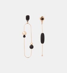 Boucles d'oreilles pendantes asymétrique Balaboosté