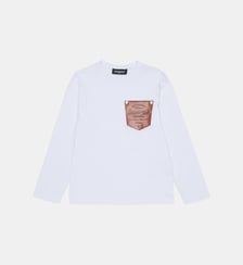 T-shirt à manches longues avec logo Dsquared2