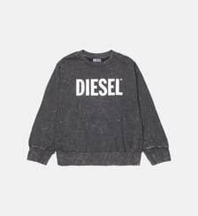 Sweat-shirt col rond avec logo Diesel Kids