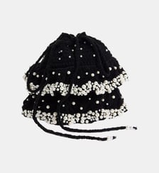 Sac en maille à perles Sandro