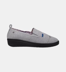 Chaussons Charentaises ultra confortables et légères, faciles à enfiler, talon de 4,5 cm Isotoner