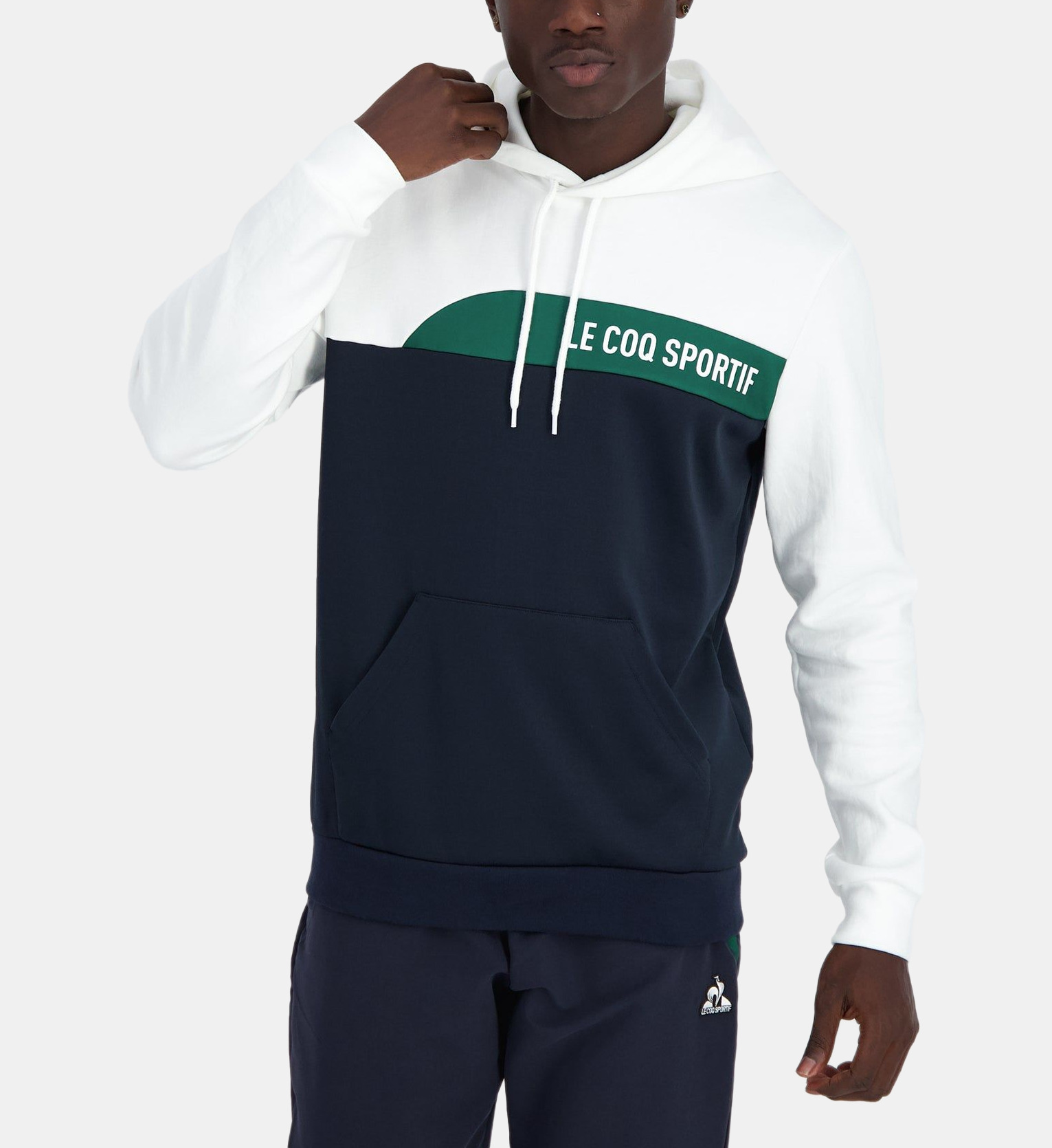 Sweat droit signature Le Coq Sportif
