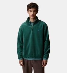Sweat en maille aspect velours côtelé Faguo