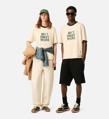 T-shirt imprimé unisexe en coton "Don't forget to love" AMI Paris