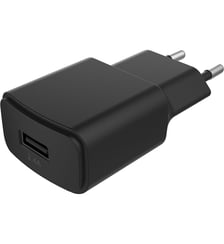 Chargeur secteur USB 2.4A noir Essentiel B