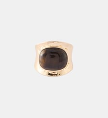 Bague pierre marron Balaboosté