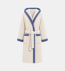 Peignoir a capuche pur coton Garnier Thiebaut