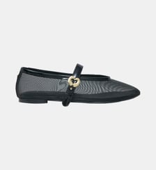 Ballerines en mesh Maje