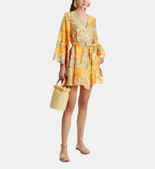 Robe Mini Magnifico Anemone Orange La DoubleJ