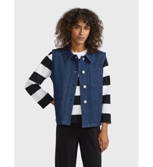 veste courte en denim Agnès b.