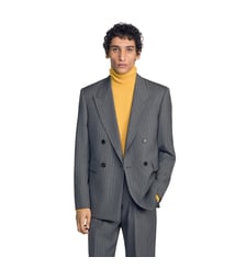 Veste en laine rayée Sandro