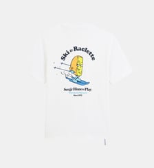 T-shirt manches courtes Théo imprimé Ski & Raclette Serge Blanco