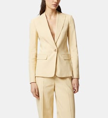 Blazer en lin avec ouvertures dans le dos Pinko