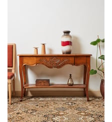 Console en bois René Trotel Francine N°747- Produit chiné Debongout