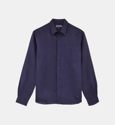 Chemise en lin unie Vilebrequin