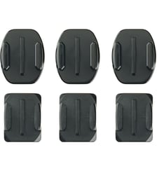 Fixation Adhésive plate et courbe x6 Gopro