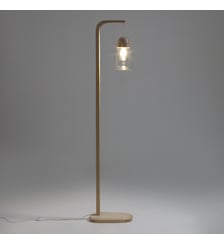 Lampadaire verre et bois Nasoa La Redoute Interieurs
