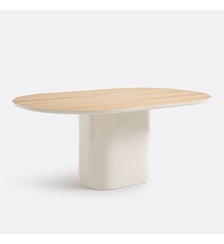 Table à manger plaqué chêne 6/8 couverts La Redoute Interieurs