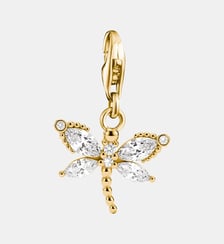 Charm libellule avec zirconia blanc Thomas Sabo