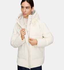 Manteau court matelassé à capuche réglable Adolfo Dominguez