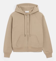 Hoodie Zippé Ami De Coeur En Coton unisexe AMI Paris