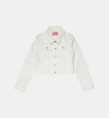 Veste en denim avec micro clous partout Diesel Kids