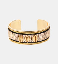 Bracelet jonc ajustable avec coquillages et strass DIADEMA Hipanema