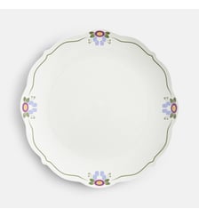 Lot de 4 assiettes au décor floral, en porcelaine La Redoute Interieurs