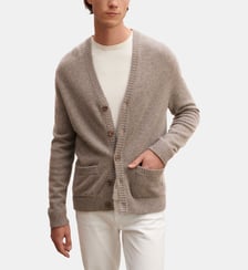 Gilet cachemire femme à poches Bompard