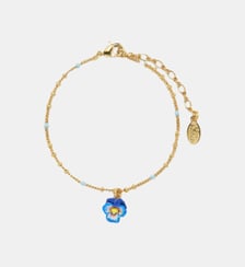 Bracelet pendentif fleur de pensée Les Néréides