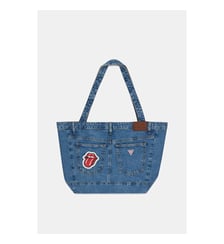 Sac tote en coton signature Guess Jeans