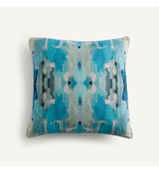 Housse de coussin en lin imprimé AM.PM