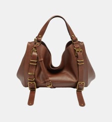 D-One-Sac medium à poignée supérieure en cuir traité Diesel