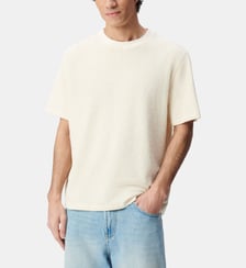 T-shirt éponge motif rayures Ikks